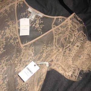 FOREVER 21 - Sheer Lace Maxi